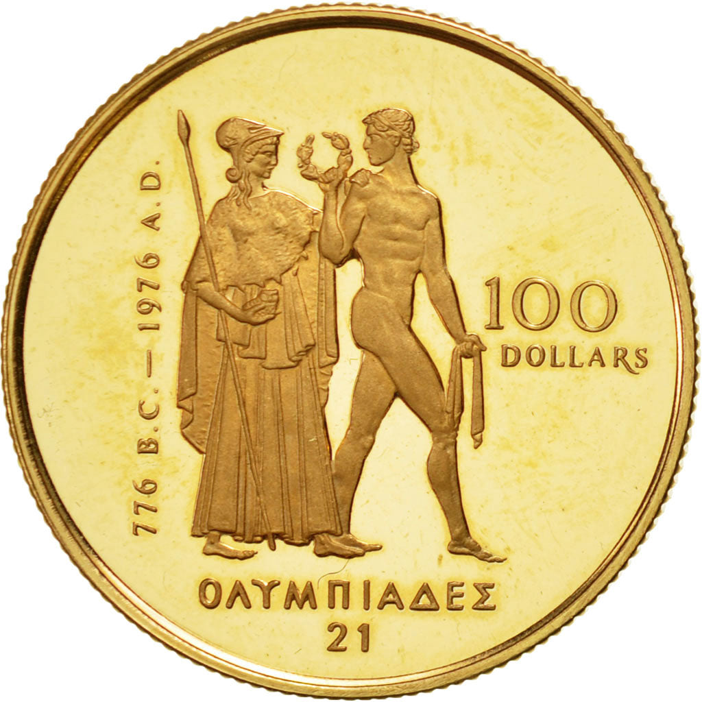 Coin, Canada, Elizabeth II, 100 Dollars, 1976, Royal Canadian Mint, Ottawa