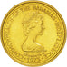 Coin, Bahamas, Elizabeth II, 100 Dollars, 1975, MS(64), Gold, KM:72
