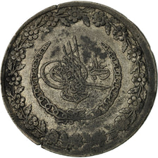 Turquía, Mahmud II, 5 Kurush, 1829, Qustantiniyah, BC+, Plata, KM:591