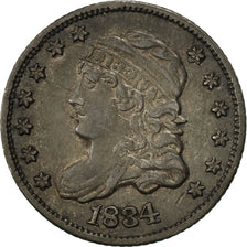 Coin, United States, Liberty Cap Half Dime, Half Dime, 1834, U.S. Mint