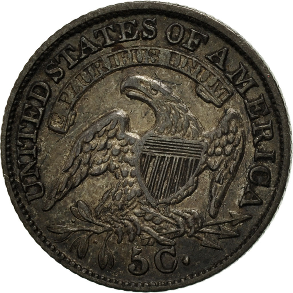 Coin, United States, Liberty Cap Half Dime, Half Dime, 1834, U.S. Mint