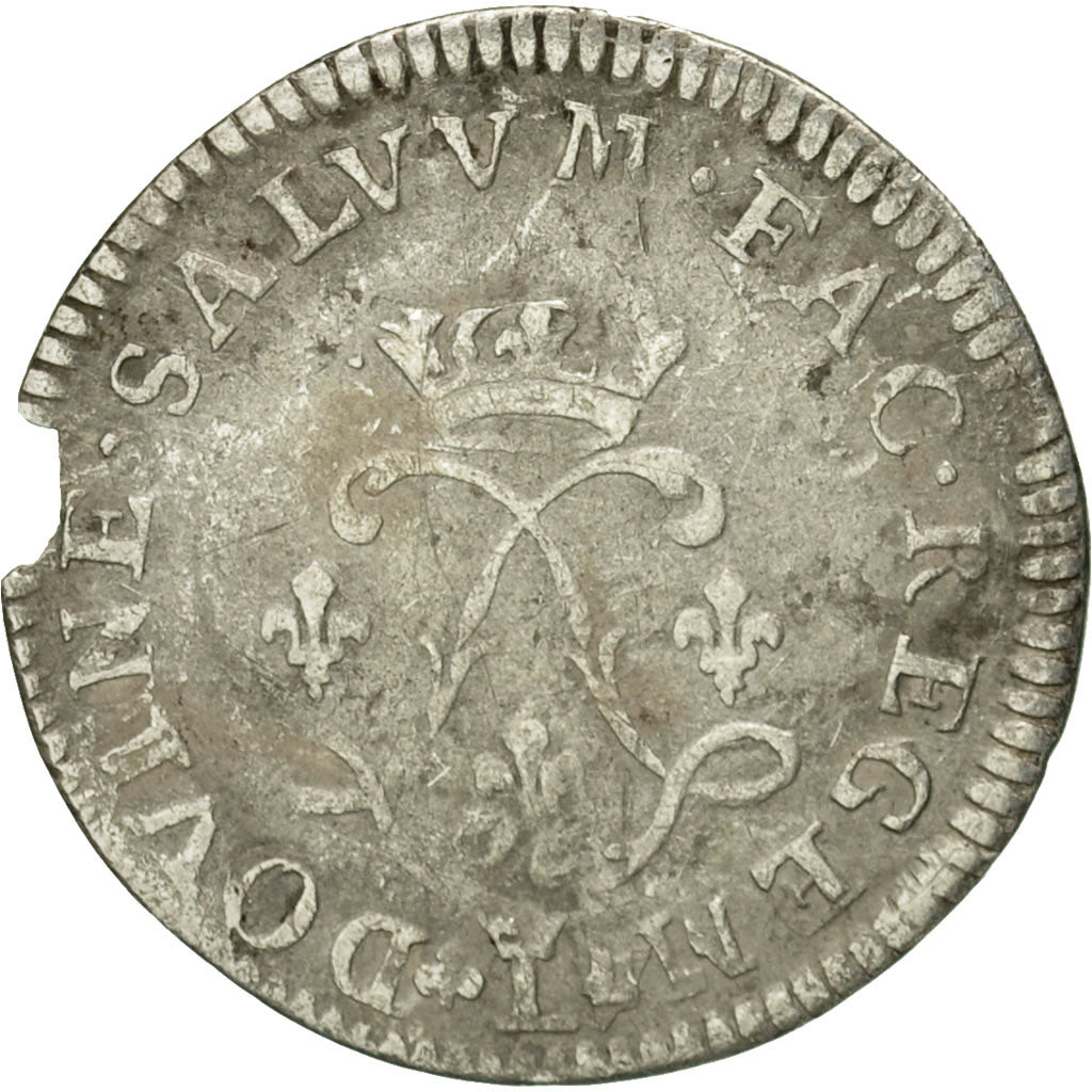 Monnaie, France, 4 Sols aux 2 L, 4 Sols, 1692, Lille, TB, Argent, Gadoury:106