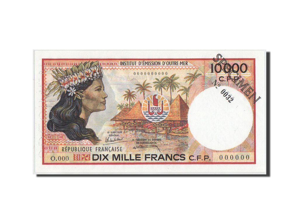 Banknote, French Pacific Territories, 10,000 Francs, 1985, 1985, KM:4a