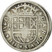Spagna, Charles III, 2 Réales, 1708, Barcelona, MB+, Argento, KM:PT5