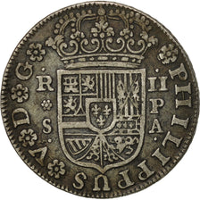 Espagne, Philip V, 2 Réales, 1732, Seville, TTB, Argent, KM:355