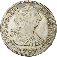 Monnaie, Mexique, Charles III, 2 Reales, 1782, Mexico City, SUP+, Argent