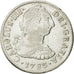 Mexique, Charles III, 2 Réales, 1783, Mexico City, TB+, Argent, KM:88.2