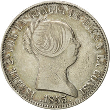 Espagne, Isabel II, 10 Reales, 1853, Madrid, TTB, Argent, KM:595.2