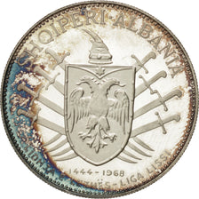 Moneda, Albania, 5 Lekë, 1970, EBC+, Plata, KM:49.3