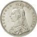 Coin, Great Britain, Victoria, 1/2 Crown, 1887, London, AU(55-58), Silver