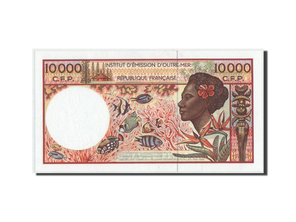 French Pacific Territories, 10 000 Francs, 2005, KM:4b.4, UNC