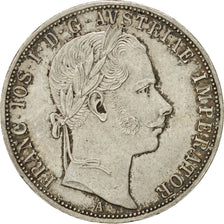 Moneda, Austria, Franz Joseph I, Florin, 1861, Vienne, EBC, Plata, KM:2219