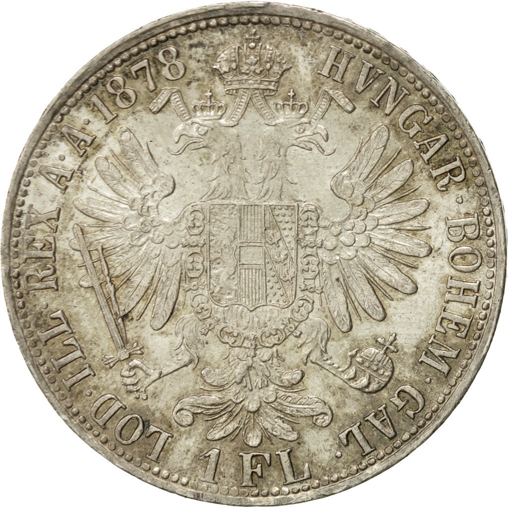 Monnaie, Autriche, Franz Joseph I, Florin, 1878, SPL, Argent, KM:2222