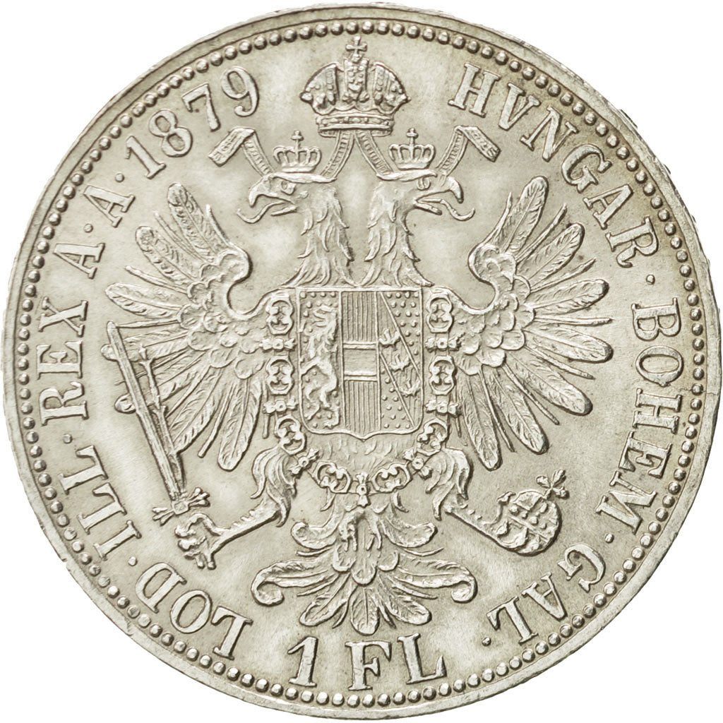Moneda, Austria, Franz Joseph I, Florin, 1879, SC, Plata, KM:2222