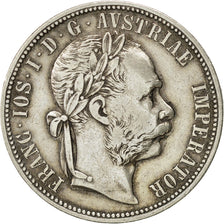 Austria, Franz Joseph I, Florin, 1886, EF(40-45), Silver, KM:2222