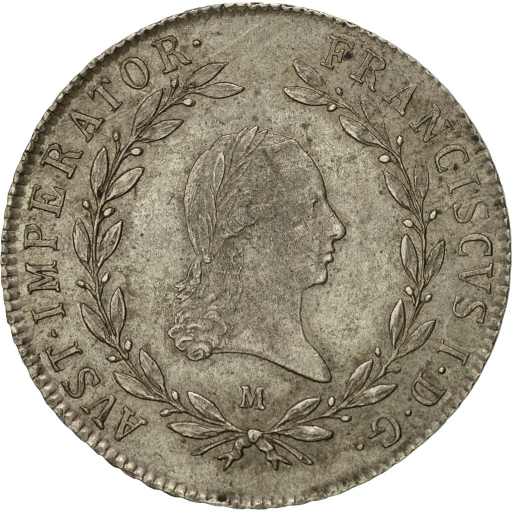 Monnaie, Autriche, Franz II (I), 20 Kreuzer, 1819, Milan, TTB+, Argent, KM:2143