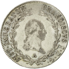 Munten, Oostenrijk, Franz II (I), 20 Kreuzer, 1817, Vienne, ZF, Zilver, KM:2143
