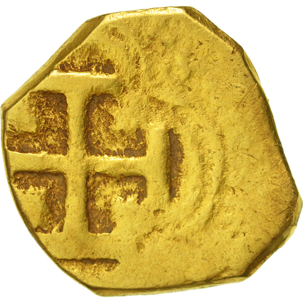 Spain, Philippe II, Escudo, VF(30-35), Gold