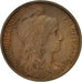 Münze, Frankreich, 10 Centimes, 1898, Paris, VZ+, Bronze, KM:E-A38, Gadoury:277