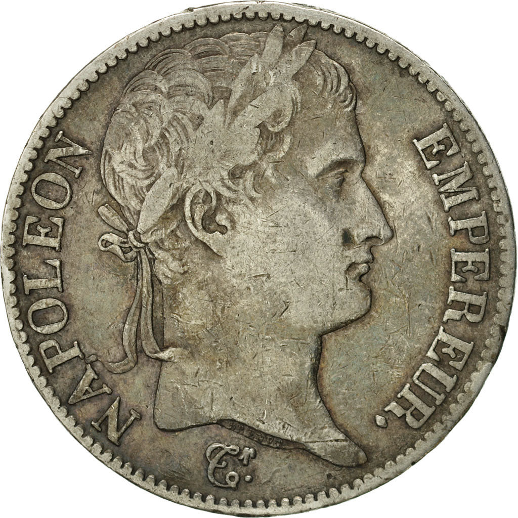 Coin, France, Napoléon I, 5 Francs, 1812, Marseille, VF(30-35), Silver