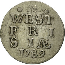 Netherlands, WEST FRIESLAND, 2 Stuivers, Double Wapenstuiver, 1789, EF(40-45)
