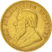 Moneda, Sudáfrica, Pond, Een, 1897, Pretoria, MBC, Oro, KM:10.2