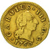 Spain, Charles III, 1/2 Escudo, 1760, Madrid, EF(40-45), Gold, KM:389.1