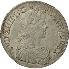 Münze, Frankreich, Louis XIV, Écu à la mèche longue, Ecu, 1650, Montpellier