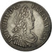 Moneda, Francia, Louis XIV, 1/4 Écu à la mèche longue, 1/4 Ecu, 1649, Paris