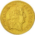 Moneta, Francia, Louis XIV, 1/2 Louis d'or à l'écu, 1/2 Louis d'or, 1690
