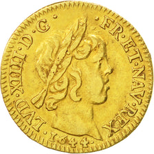 Coin, France, Louis XIV, 1/2 Louis d'or à la mèche courte, 1/2 Louis d'or