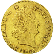 Moneda, Francia, Louis XIV, Louis d'or aux 8 L et aux insignes, Louis d'Or