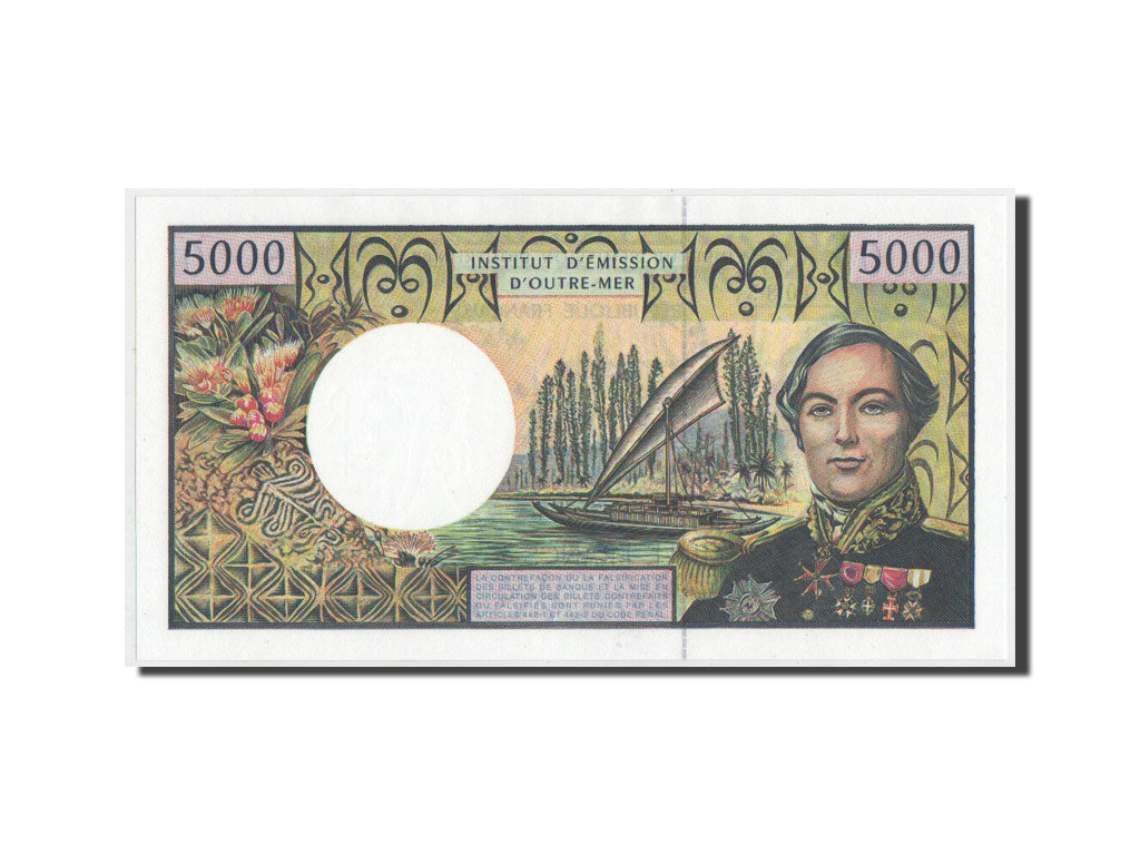 Banknote, French Pacific Territories, 5000 Francs, 2003, KM:3a, UNC(65-70)
