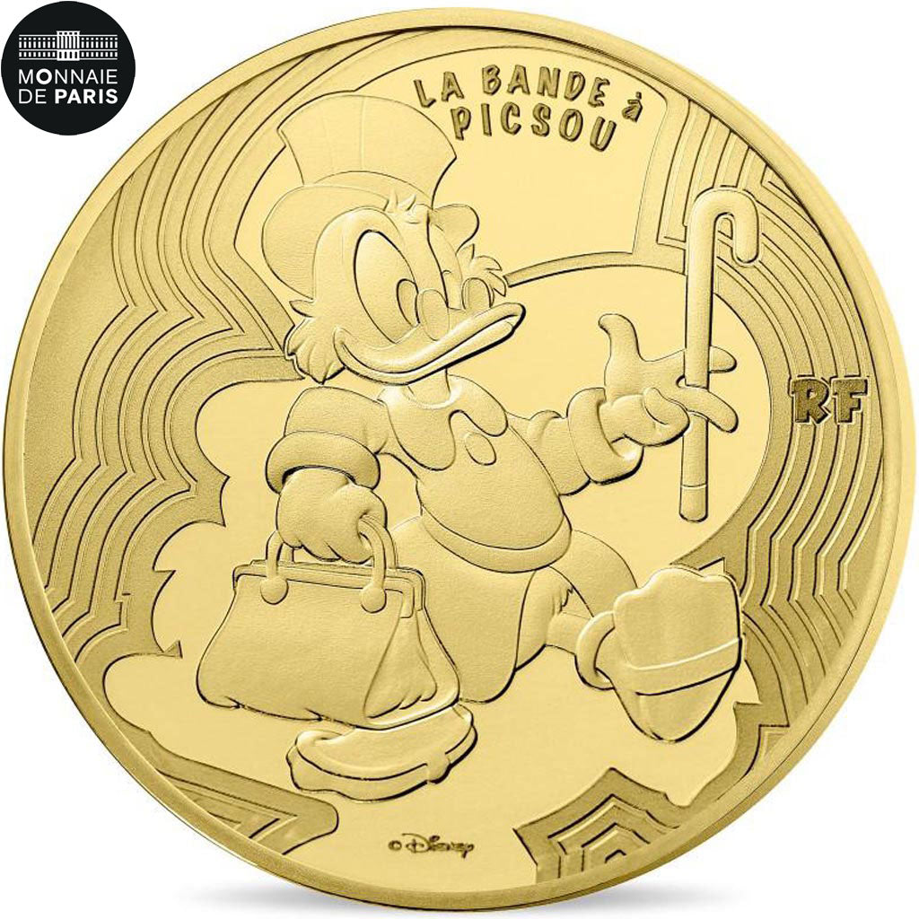 Monnaie, France, Monnaie de Paris, 50 Euro, Jeunesse - Picsou, 2017, FDC, Or