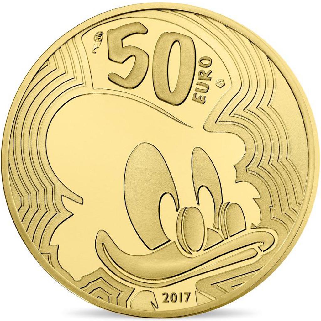 Monnaie, France, Monnaie de Paris, 50 Euro, Jeunesse - Picsou, 2017, FDC, Or