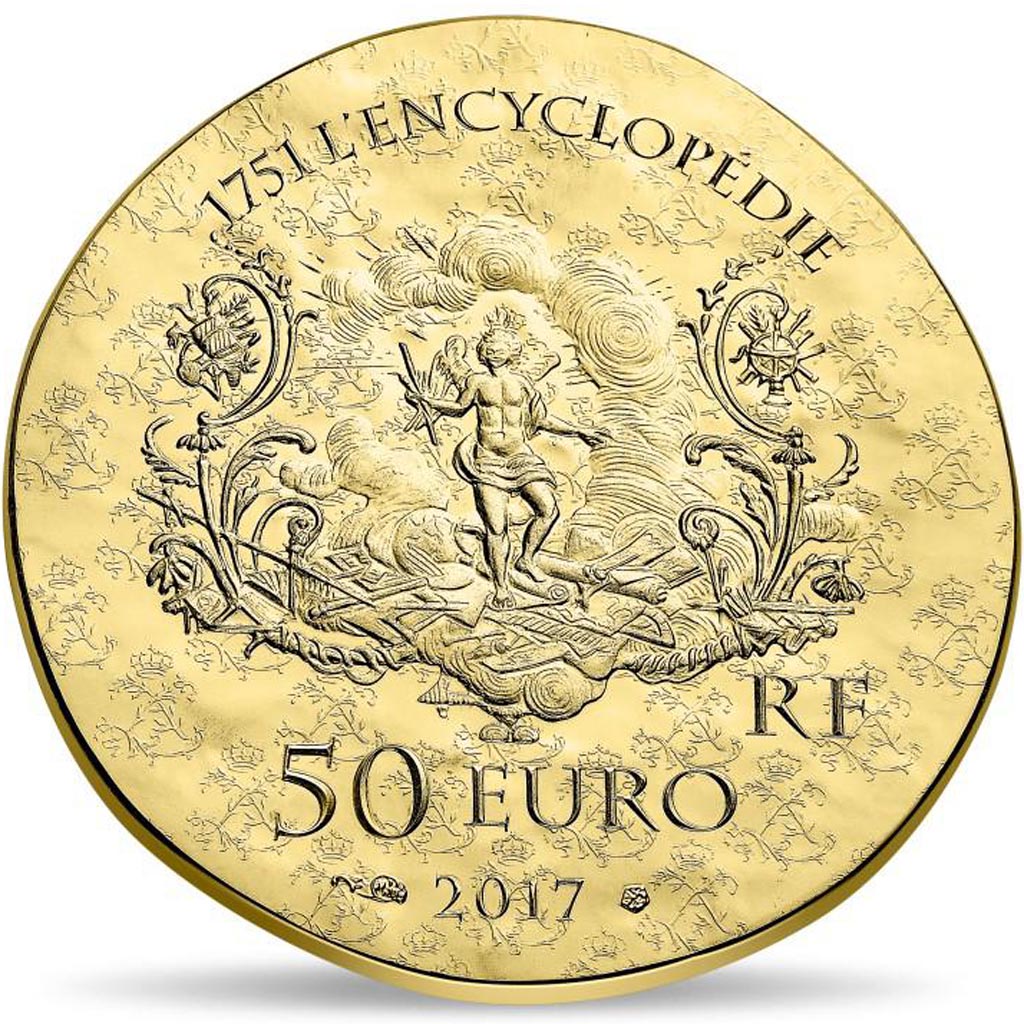 Coin, France, Monnaie de Paris, 50 Euro, Marquise de Pompadour, 2017, MS(65-70)