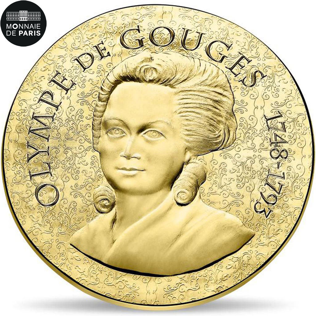 Moneda, Francia, Monnaie de Paris, 50 Euro, Olympe de Gouges, 2017, FDC, Oro
