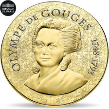 Moneda, Francia, Monnaie de Paris, 50 Euro, Olympe de Gouges, 2017, FDC, Oro