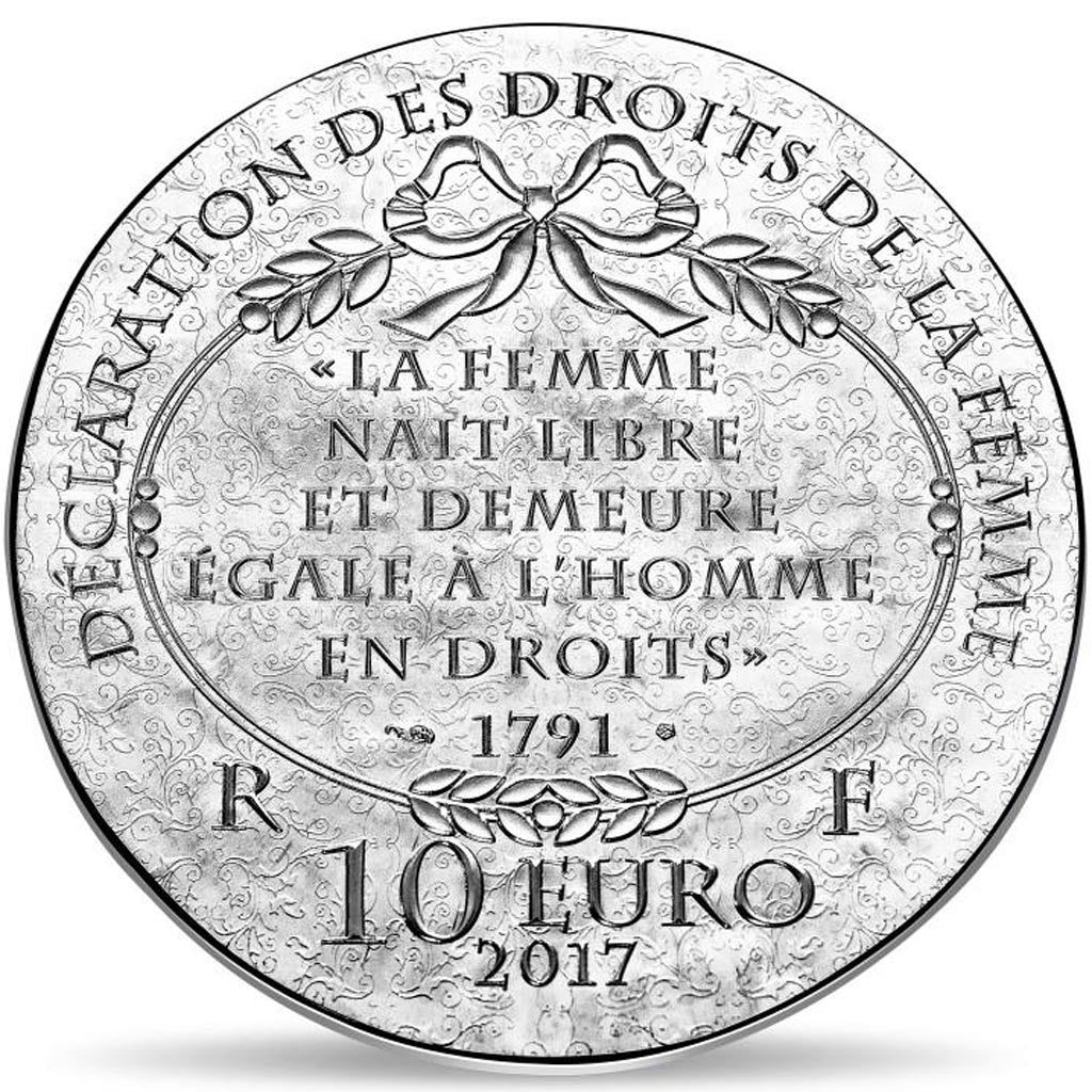 Coin, France, Monnaie de Paris, 10 Euro, Olympe de Gouges, 2017, MS(65-70)