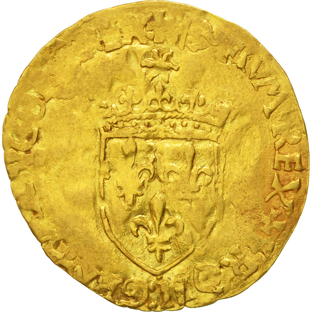 Moneda, Francia, François Ier, Ecu d'or, BC+, Oro, Duplessy:775