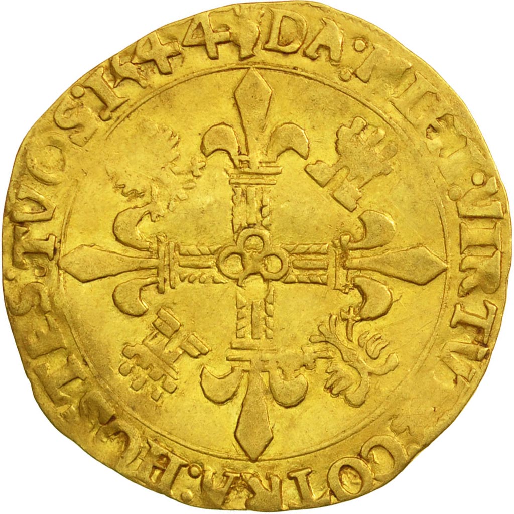 Coin, Spanish Netherlands, BRABANT, Charles Quint, Ecu d'or, 1544, Anvers