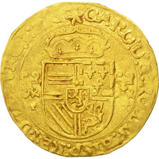 Monnaie, Pays-Bas espagnols, BRABANT, Charles Quint, Ecu d'or, 1545, Anvers