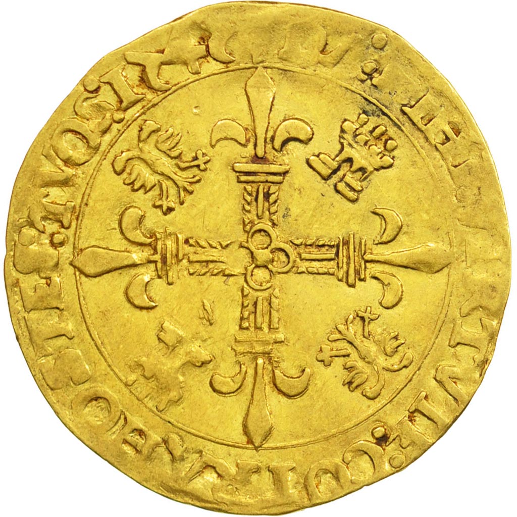 Coin, Spanish Netherlands, BRABANT, Charles Quint, Ecu d'or, 1545, Anvers