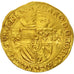 Monnaie, Pays-Bas espagnols, BRABANT, Charles Quint, Ecu d'or, 1544, Anvers
