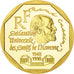 Munten, Frankrijk, René Cassin, 500 Francs, 1998, Paris, FDC, Goud, KM:1957