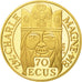 Francia, Charlemagne, 500 Francs-70 Ecus, 1990, Paris, FDC, Oro, KM:990