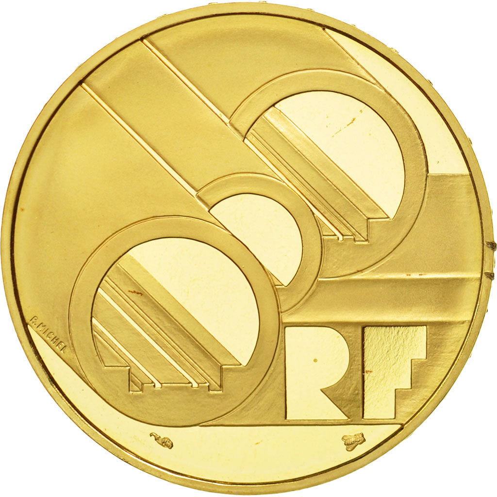 Coin, France, Tunnel sous la Manche, 500 Francs-70 Ecus, 1994, Paris, MS(65-70)