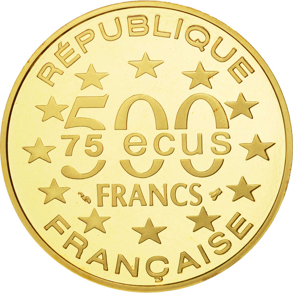 Monnaie, France, Parthénon, 500 Francs-70 Ecus, 1995, Paris, FDC, Or, KM:1115