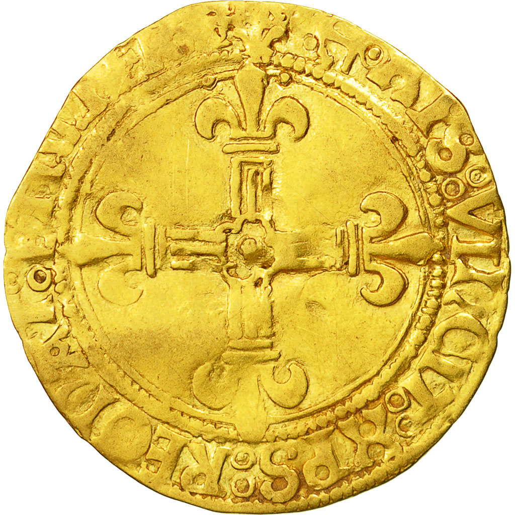 Coin, France, Louis XII, Ecu d'or, Undated, EF(40-45), Gold, Duplessy:647