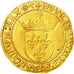 Coin, France, François Ier, Ecu d'or, Lyons, AU(55-58), Gold, Duplessy:775